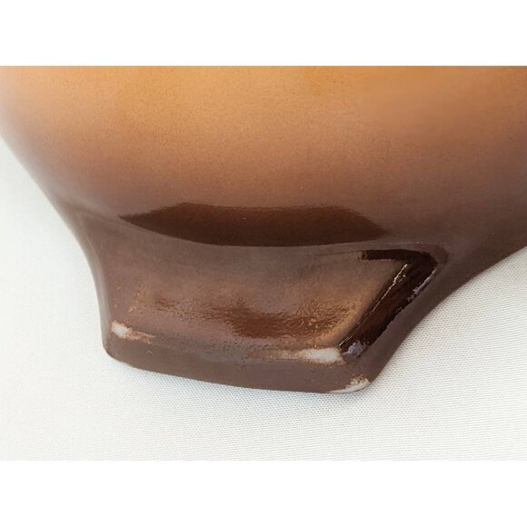 Vintage Pyrex Old Orchard 7" Cinderella Mixing Bowl | Brown Kitchen MCM Decor - Picture 7 of 8